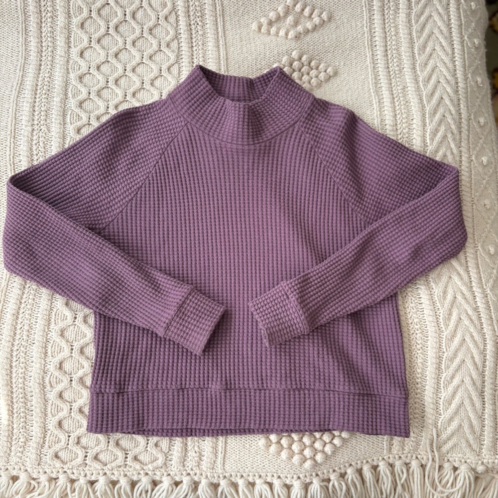 The North Face - Chabot Mock neck Women's Top, Midnight Mauve
